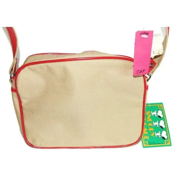 Vintage Snoopy Bag Peanuts Satchel NOS Children's Kid's Shoulder Strap Purse - Picture 4 of 9